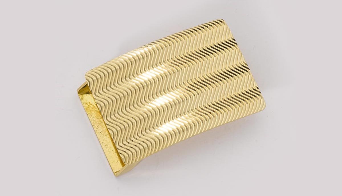 18 kt Solid Gold Belt Buckle